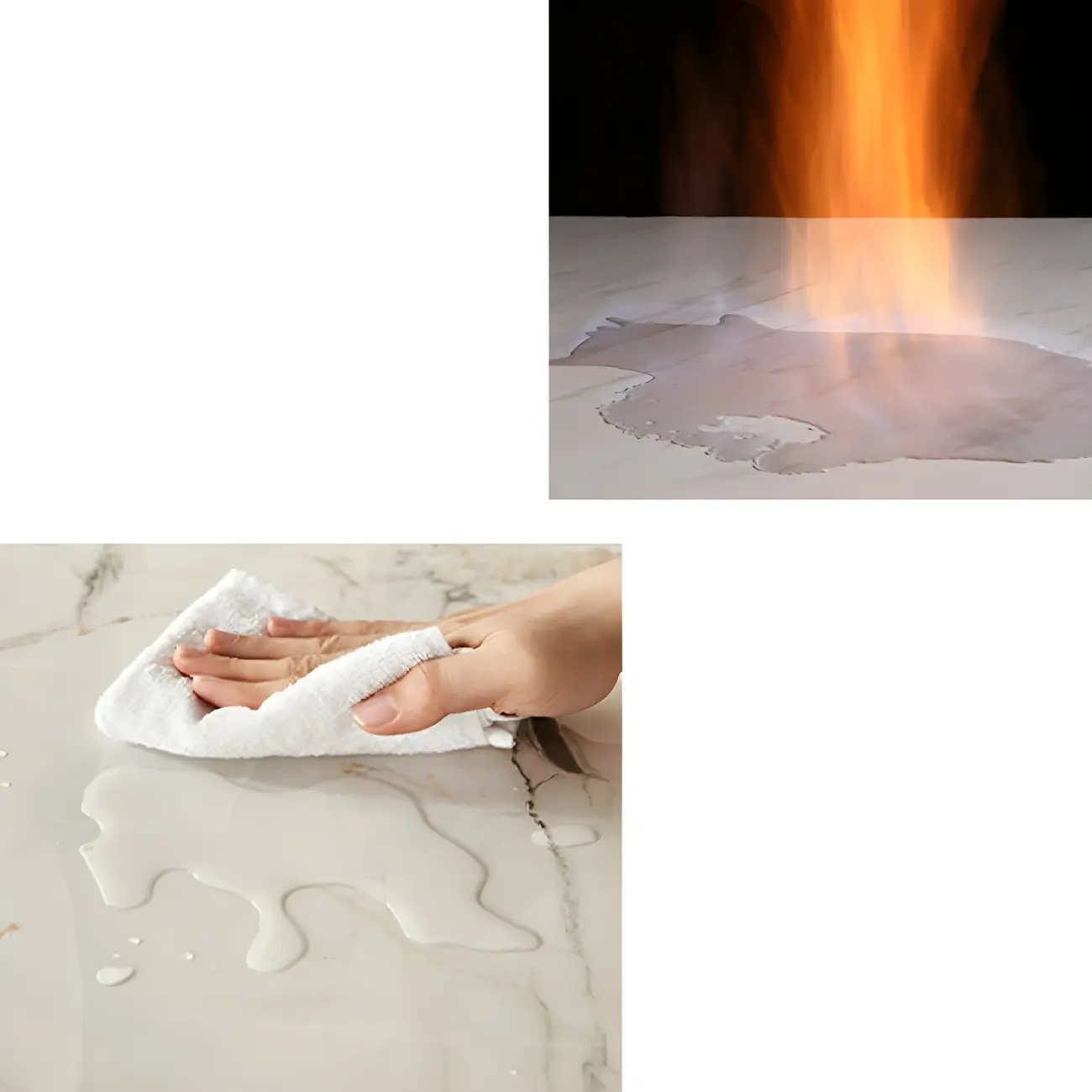 Modern White Wooden TV Stand with Curved Design Image - 5 | homeyfad