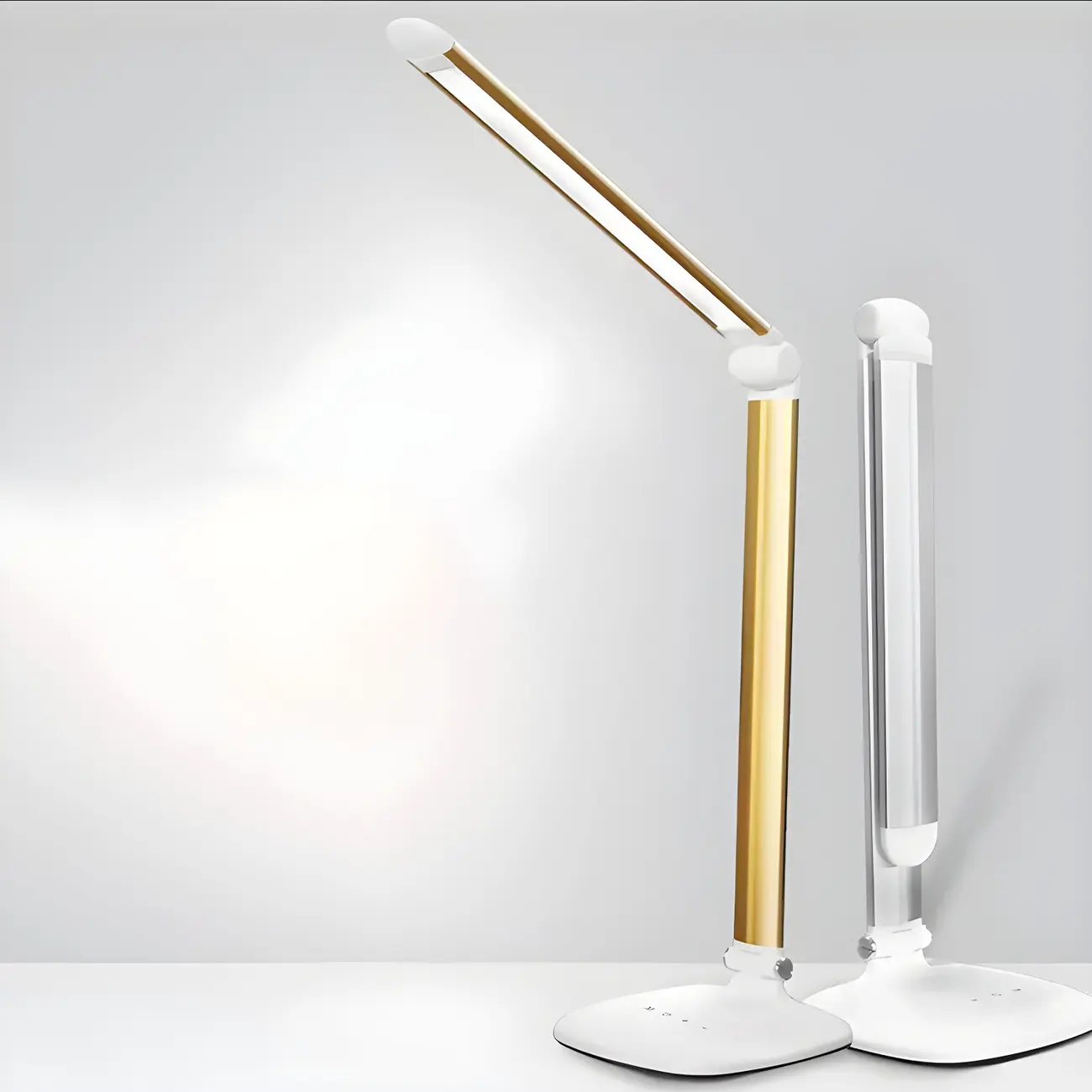 Aluminum Touch Kids Lamp Rechargeable 3-Color LED for Study Image - 2 | homeyfad