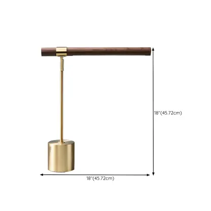 Bedside Modern Linear Gold LED Acrylic Table Lamp Dimmable  #size