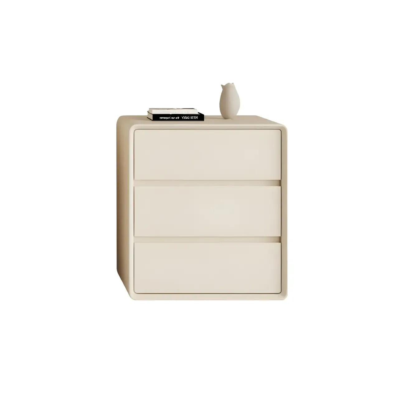 Classic Wooden Dressers in Beige with Soft Close Drawers Image - 7