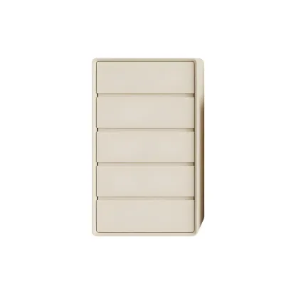 Classic Wooden Dressers in Beige with Soft Close Drawers Image - 21
