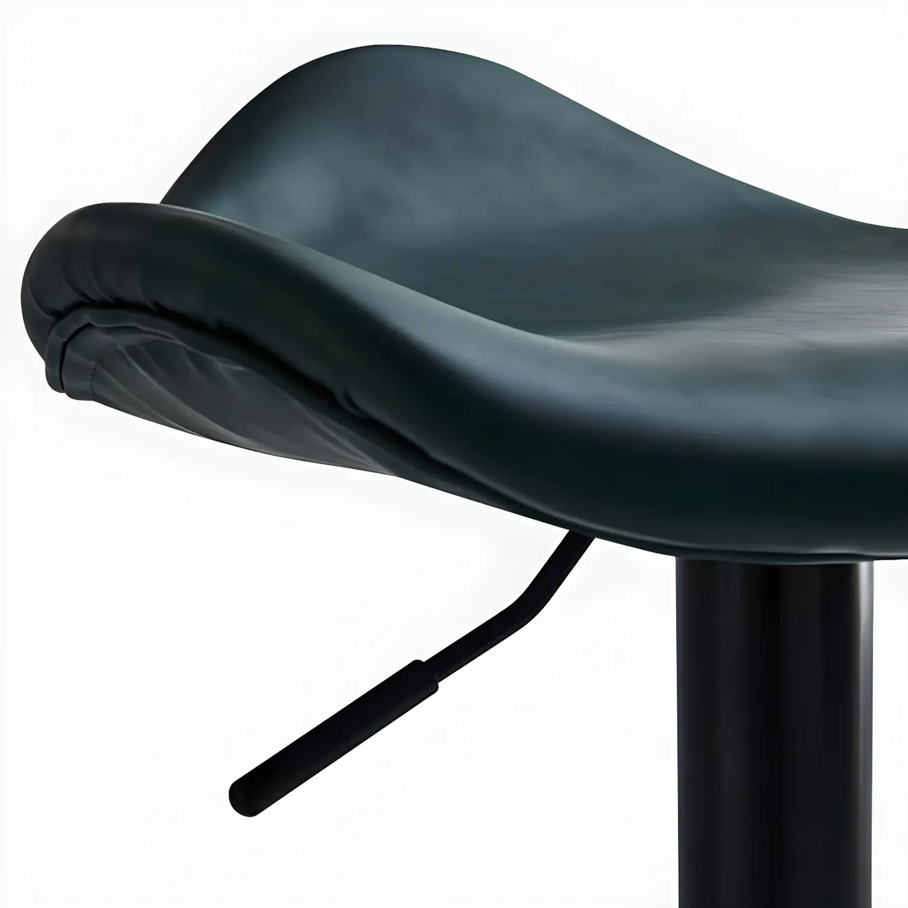 Classic Leather Swivel Bar Stools with Adjustable Height for Home Image - 14 | homeyfad