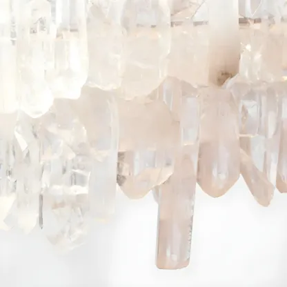 Modern Crystal LED Island Light for Dining Room Area Image - 9