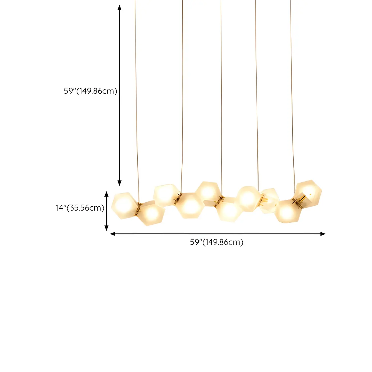 Simple Modern Glass Hexagonal Pendant Light Image - 20 | homeyfad