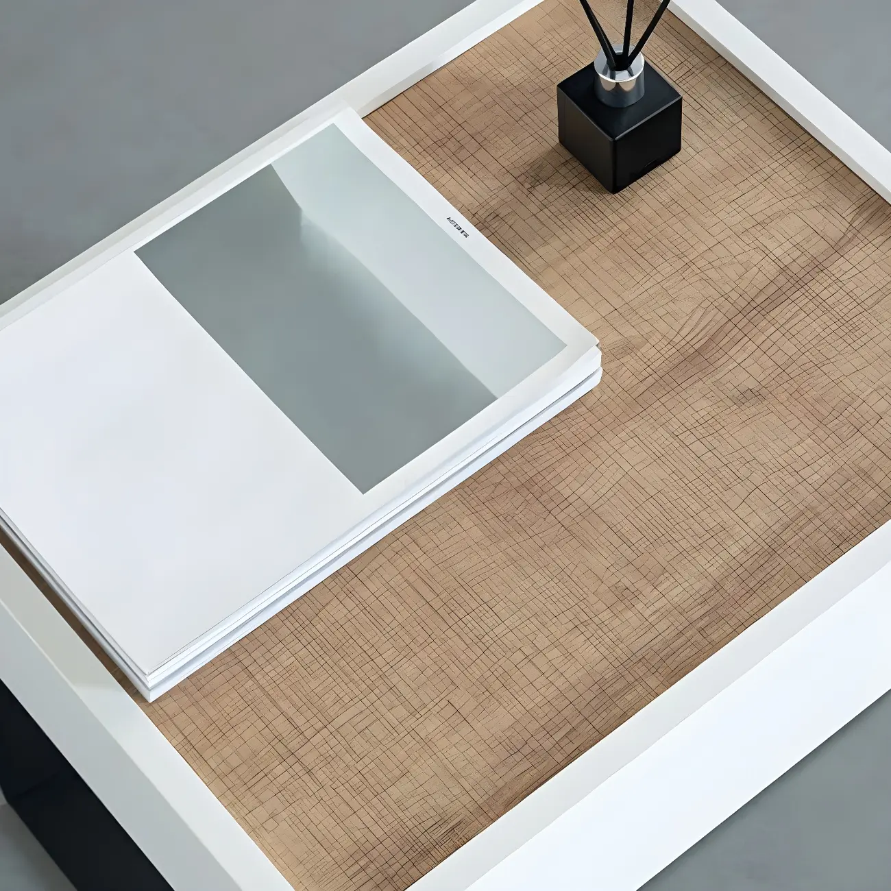 Black Steel Wood C-Shaped Drawer Nightstand with Light Image - 18 | homeyfad