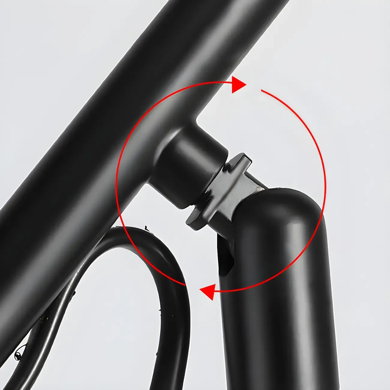 Modern Adjustable Floor Lamp with Iron Dome Shade Image - 9