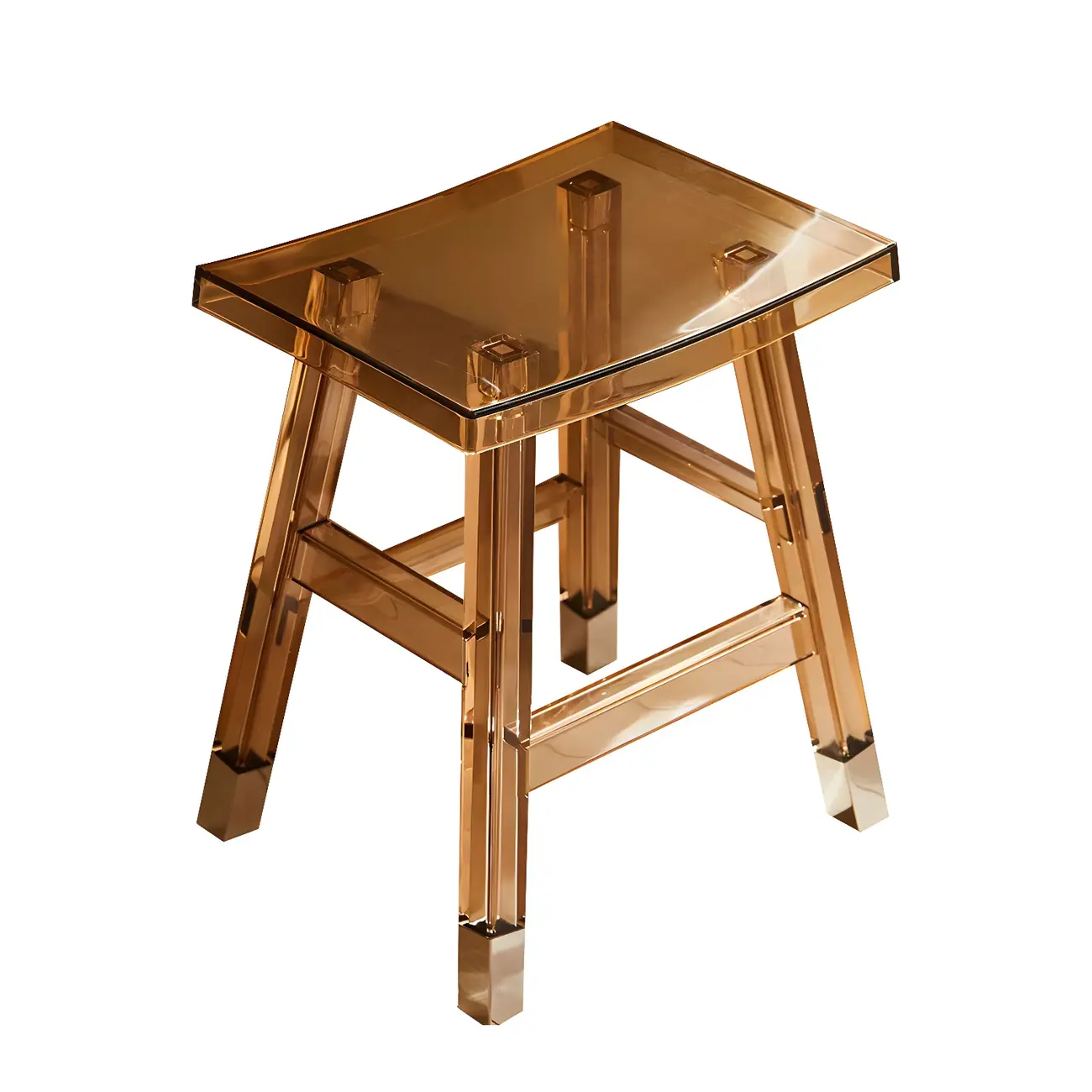 Vibrant Colors Acrylic Chic Coffee Chair Stackable Bar Stool Image - 18 | homeyfad