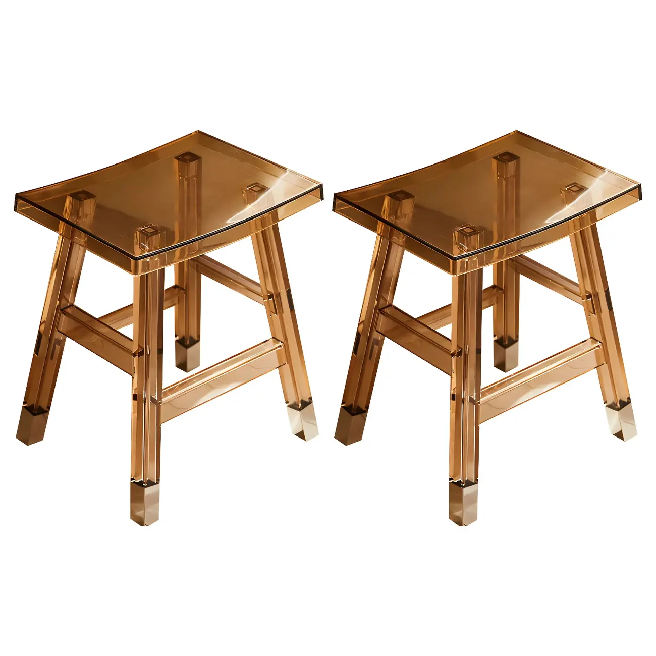 Vibrant Colors Acrylic Chic Coffee Chair Stackable Bar Stool Image - 19 | homeyfad