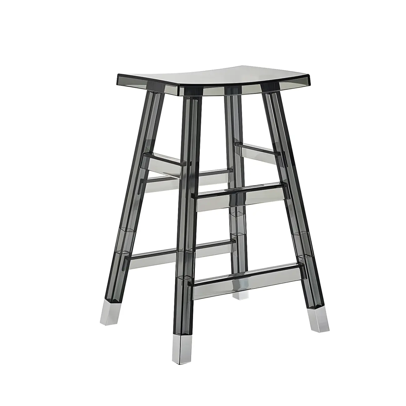 Vibrant Colors Acrylic Chic Coffee Chair Stackable Bar Stool Image - 28 | homeyfad