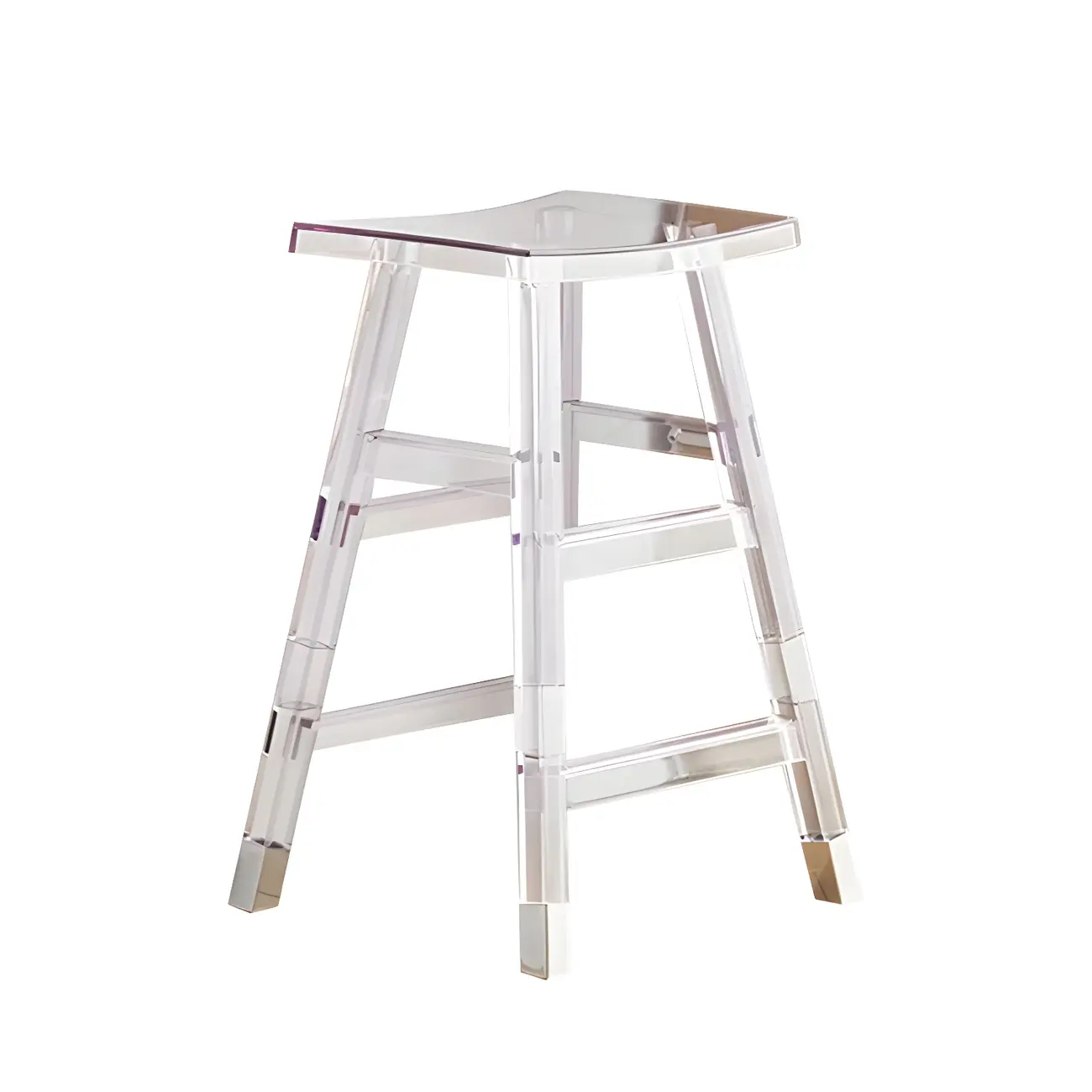 Vibrant Colors Acrylic Chic Coffee Chair Stackable Bar Stool Image - 33 | homeyfad