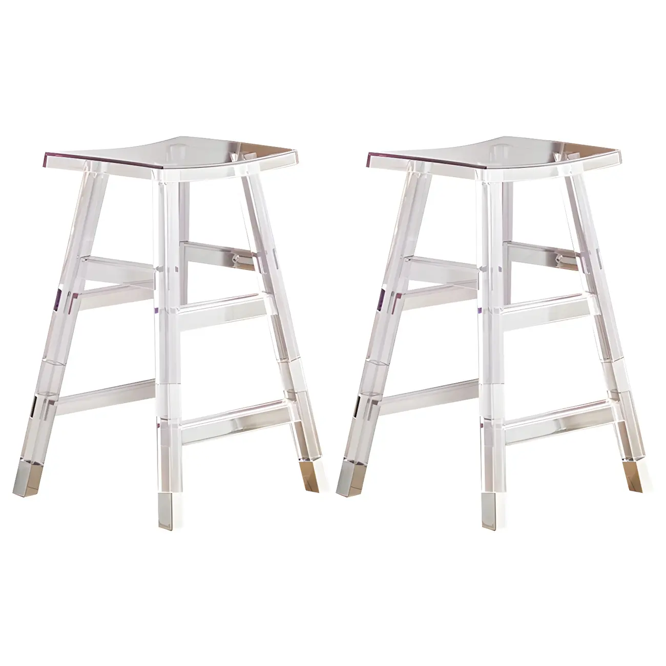 Vibrant Colors Acrylic Chic Coffee Chair Stackable Bar Stool Image - 34 | homeyfad