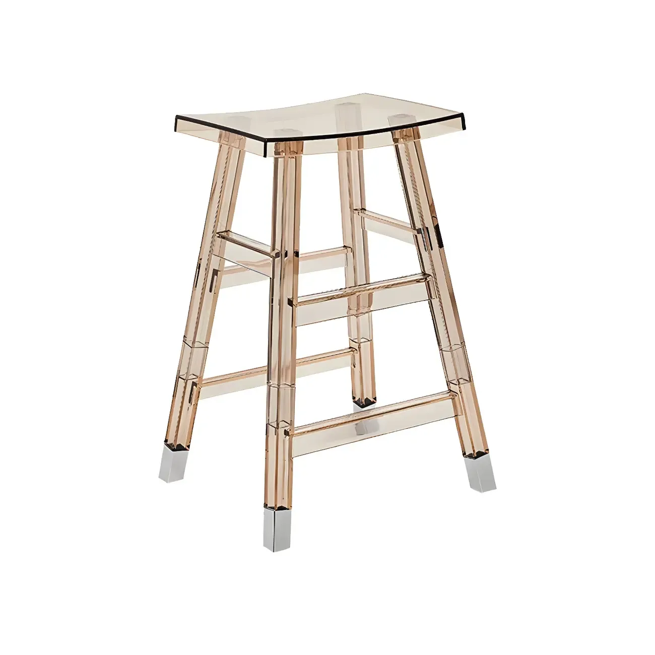 Vibrant Colors Acrylic Chic Coffee Chair Stackable Bar Stool Image - 38