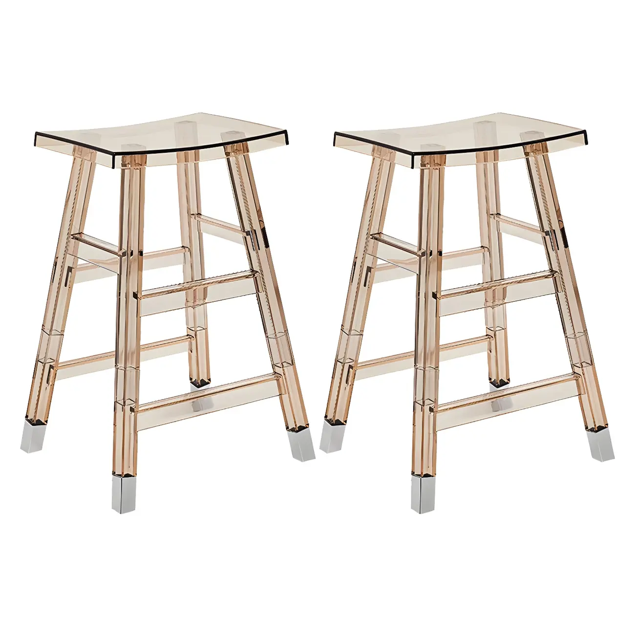 Vibrant Colors Acrylic Chic Coffee Chair Stackable Bar Stool Image - 39 | homeyfad