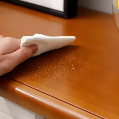 Contemporary White-Brown Wooden Double Dresser with Drawers Image - 11