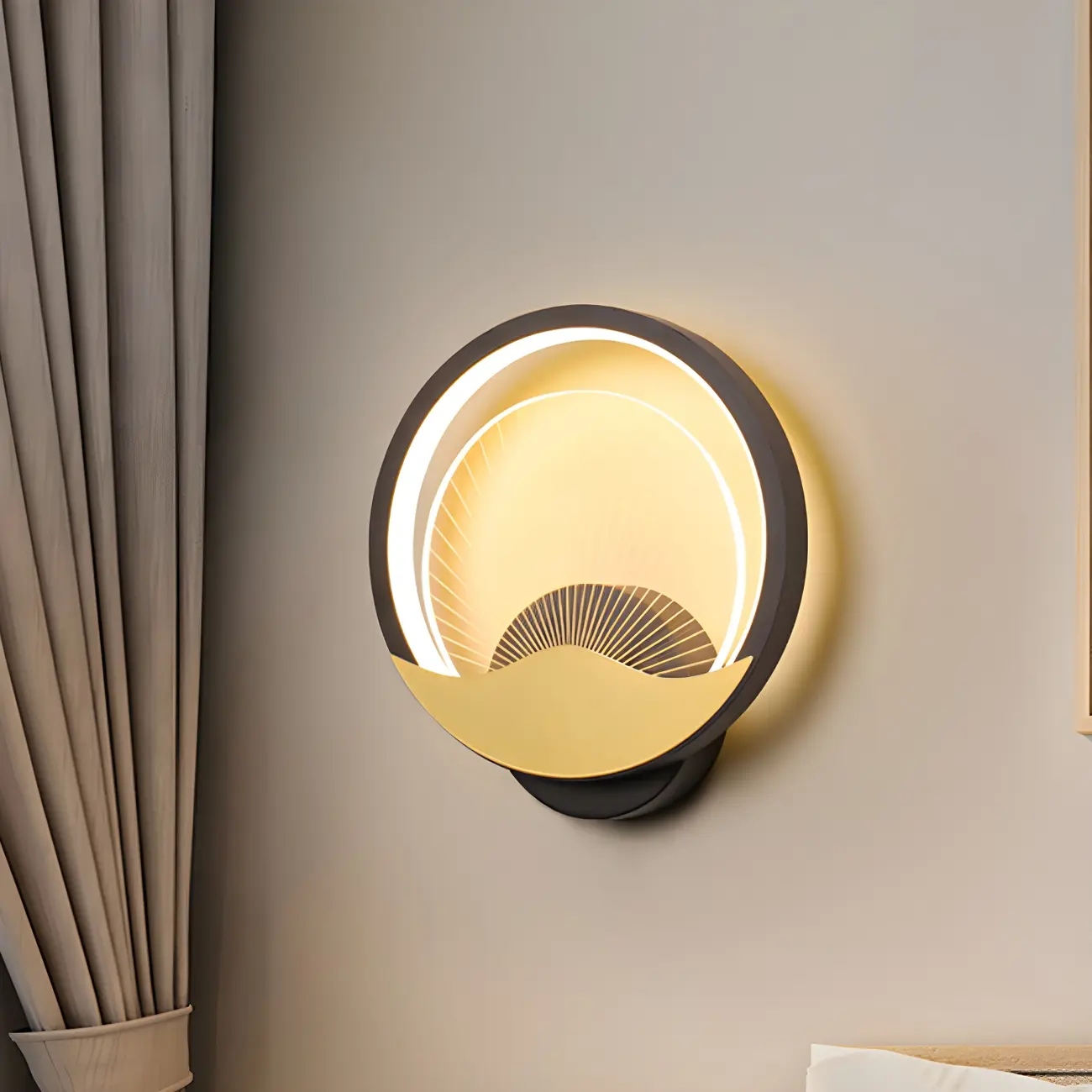 Modern LED Wall Light Fixture with Acrylic Shade | homeyfad