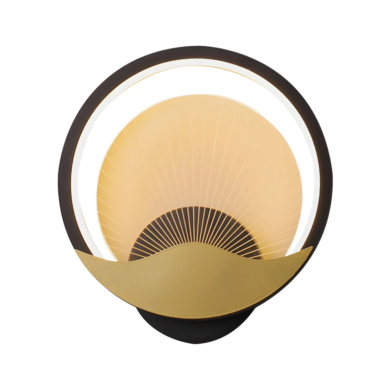 Modern LED Wall Light Fixture with Acrylic Shade | homeyfad