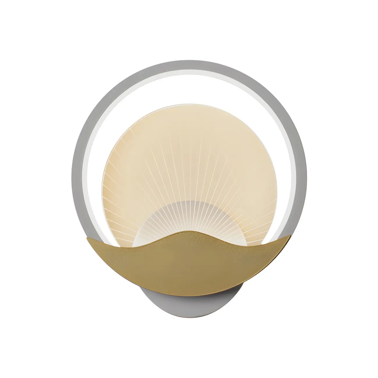 Modern LED Wall Light Fixture with Acrylic Shade | homeyfad