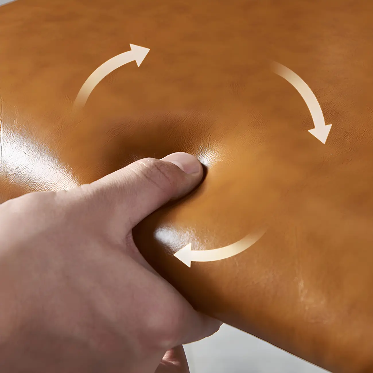 Glam Open Back Armless Stackable Faux Leather Dining Chair Image - 11 | homeyfad