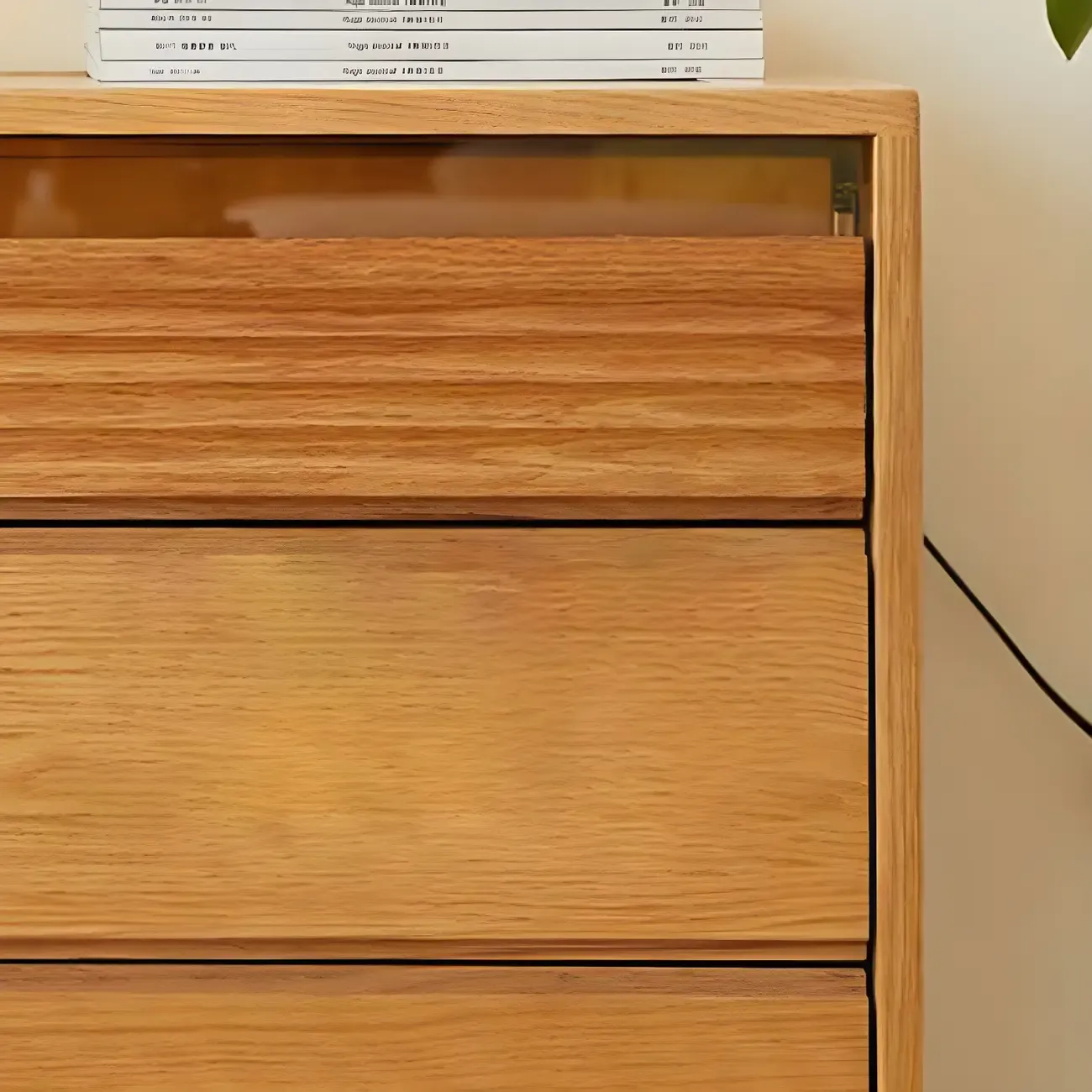 Minimalist Natural Wood Dresser with 8-Drawers for Bedroom Image - 7