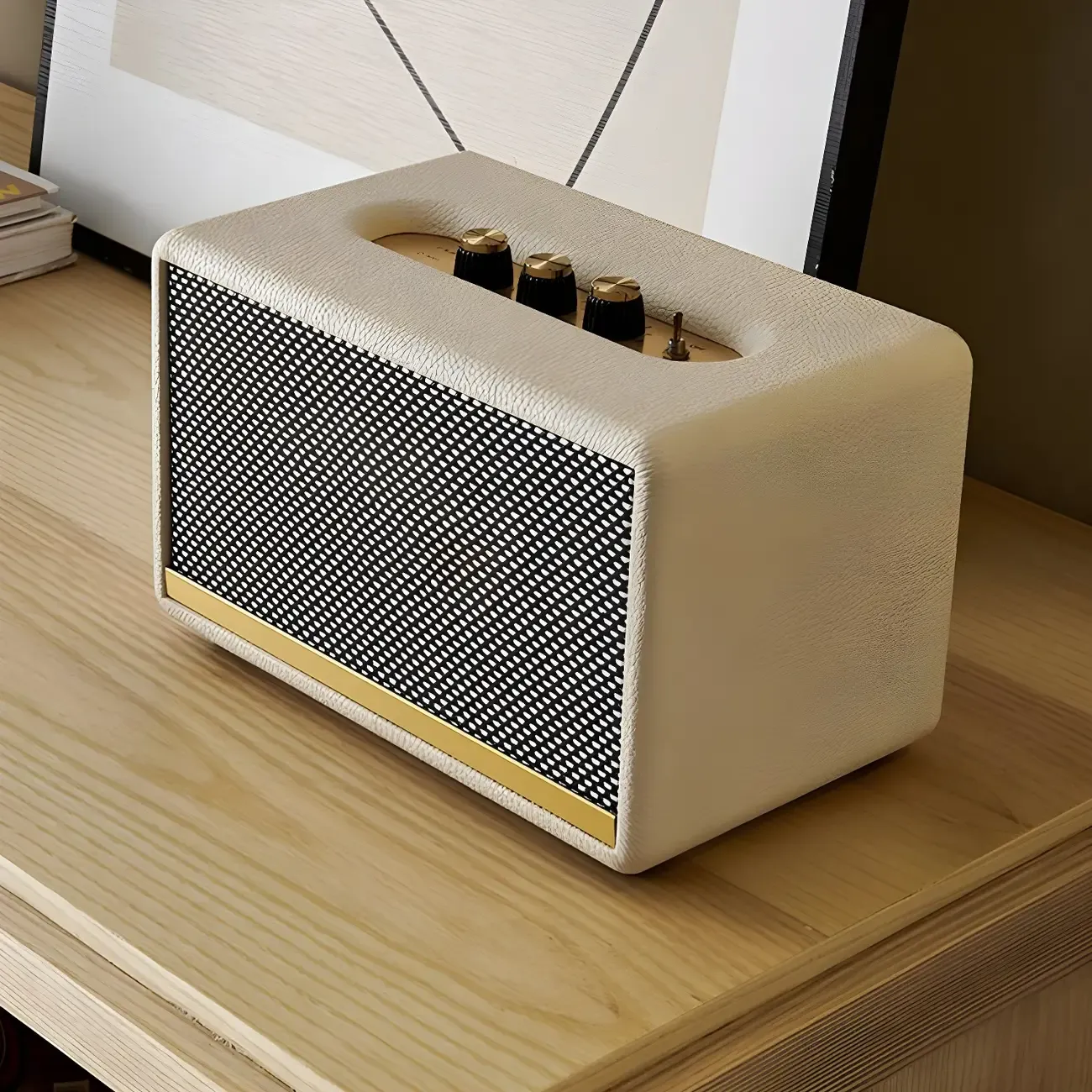 Vintage Natural Wooden Bachelor Chests with Drawers for Home Image - 9