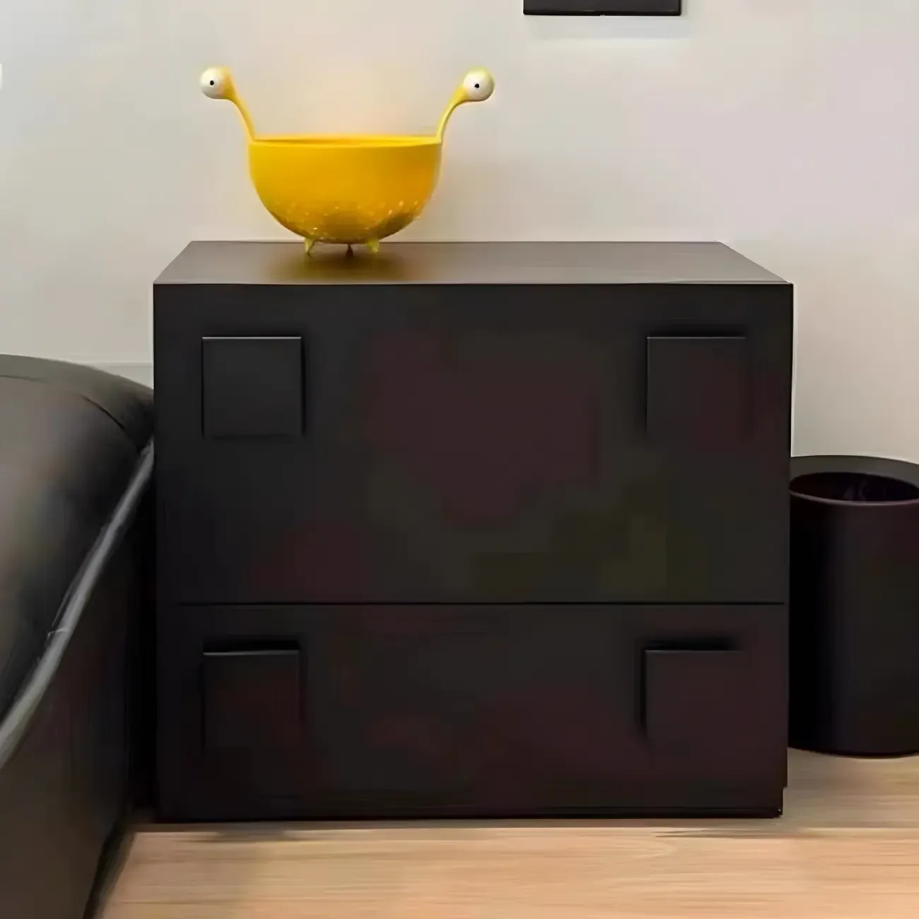 Minimalist Brown Wooden Dressers & Chests with Drawers Image - 2