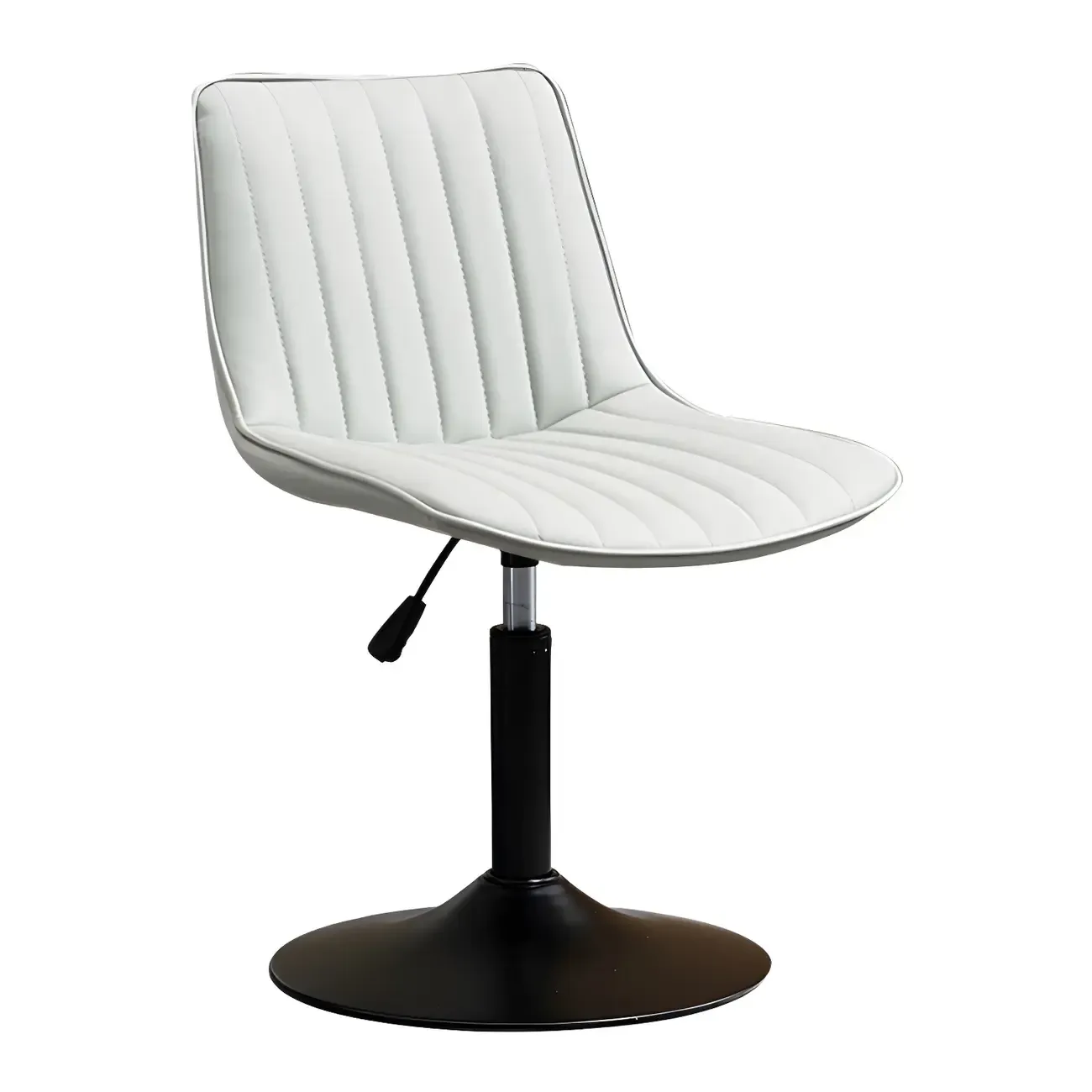 Stylish Leather Upholstered Bar Stools with Footrest for Home Bar Image - 22