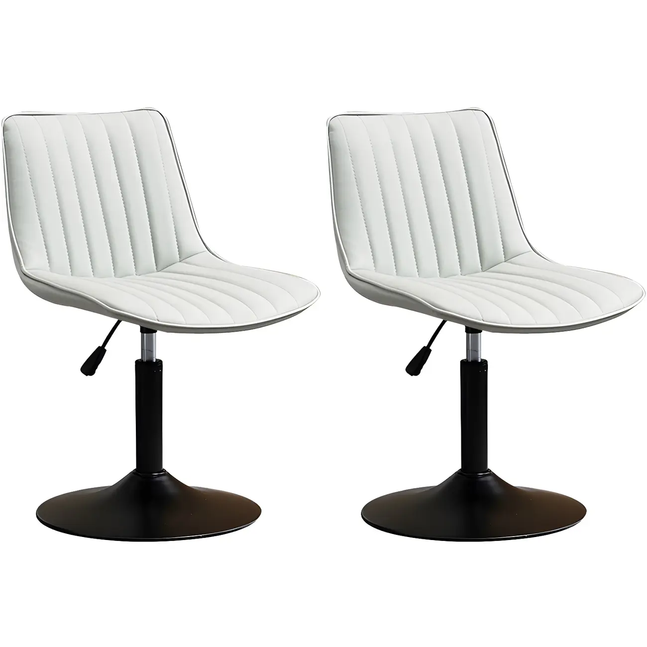 Stylish Leather Upholstered Bar Stools with Footrest for Home Bar Image - 23 | homeyfad