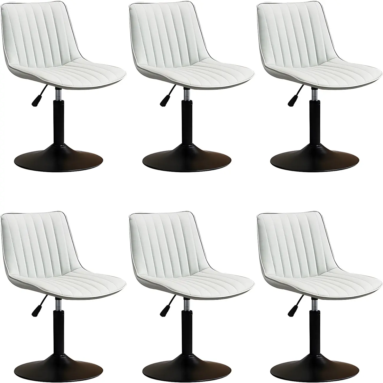 Stylish Leather Upholstered Bar Stools with Footrest for Home Bar Image - 28 | homeyfad