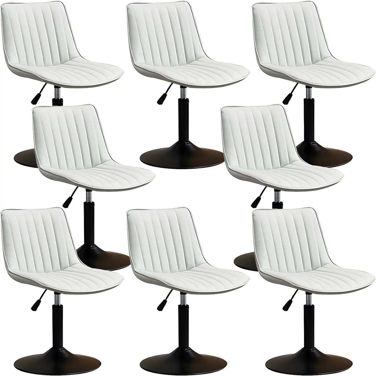Stylish Leather Upholstered Bar Stools with Footrest for Home Bar Image - 29 | homeyfad