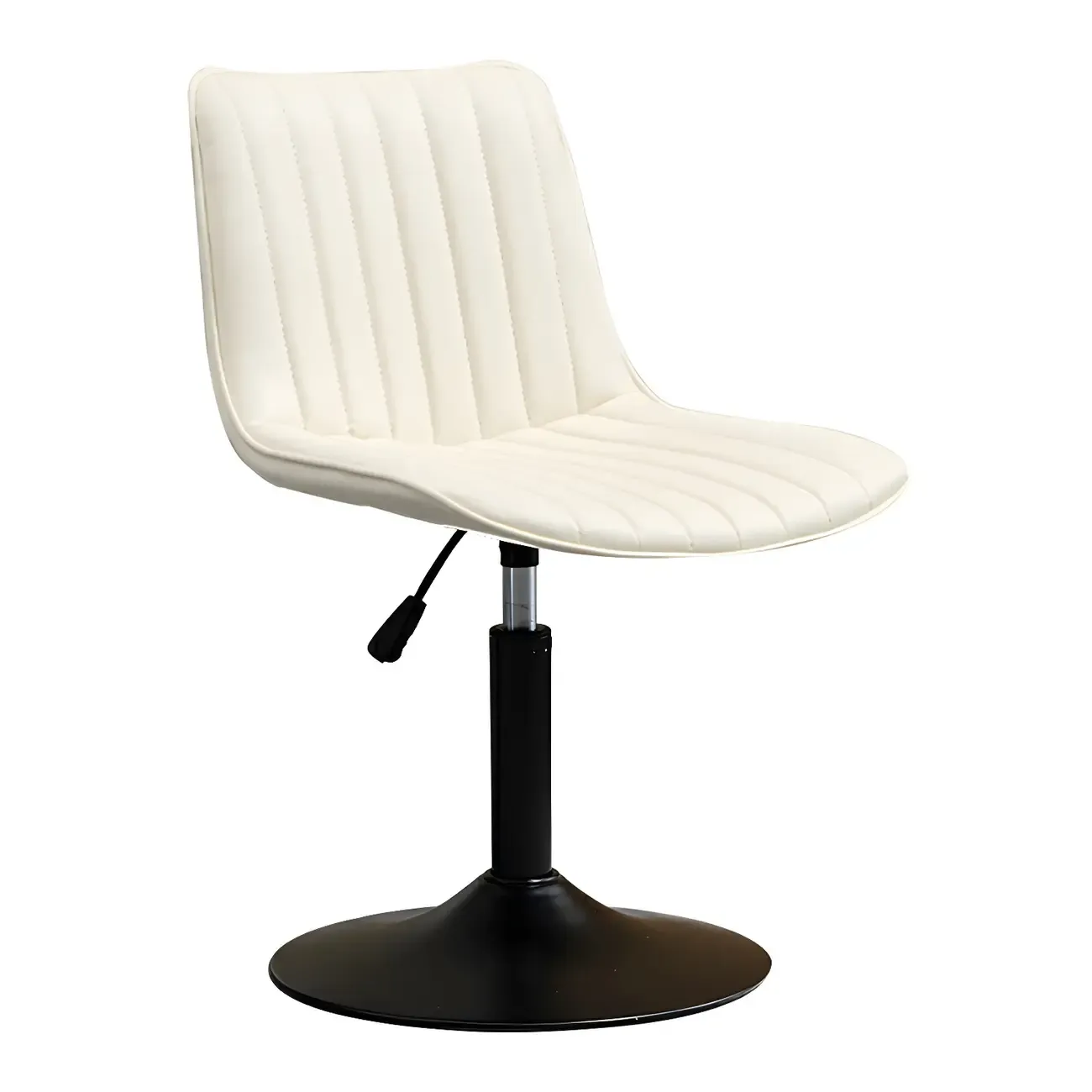 Stylish Leather Upholstered Bar Stools with Footrest for Home Bar Image - 31
