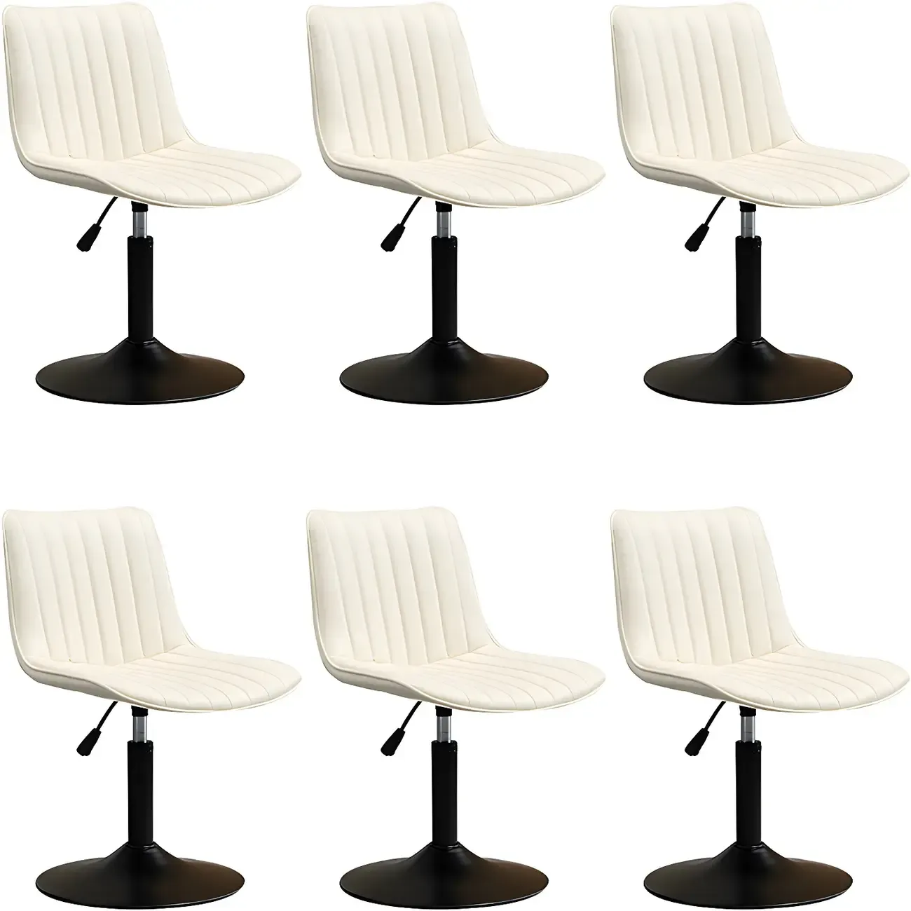 Stylish Leather Upholstered Bar Stools with Footrest for Home Bar Image - 34
