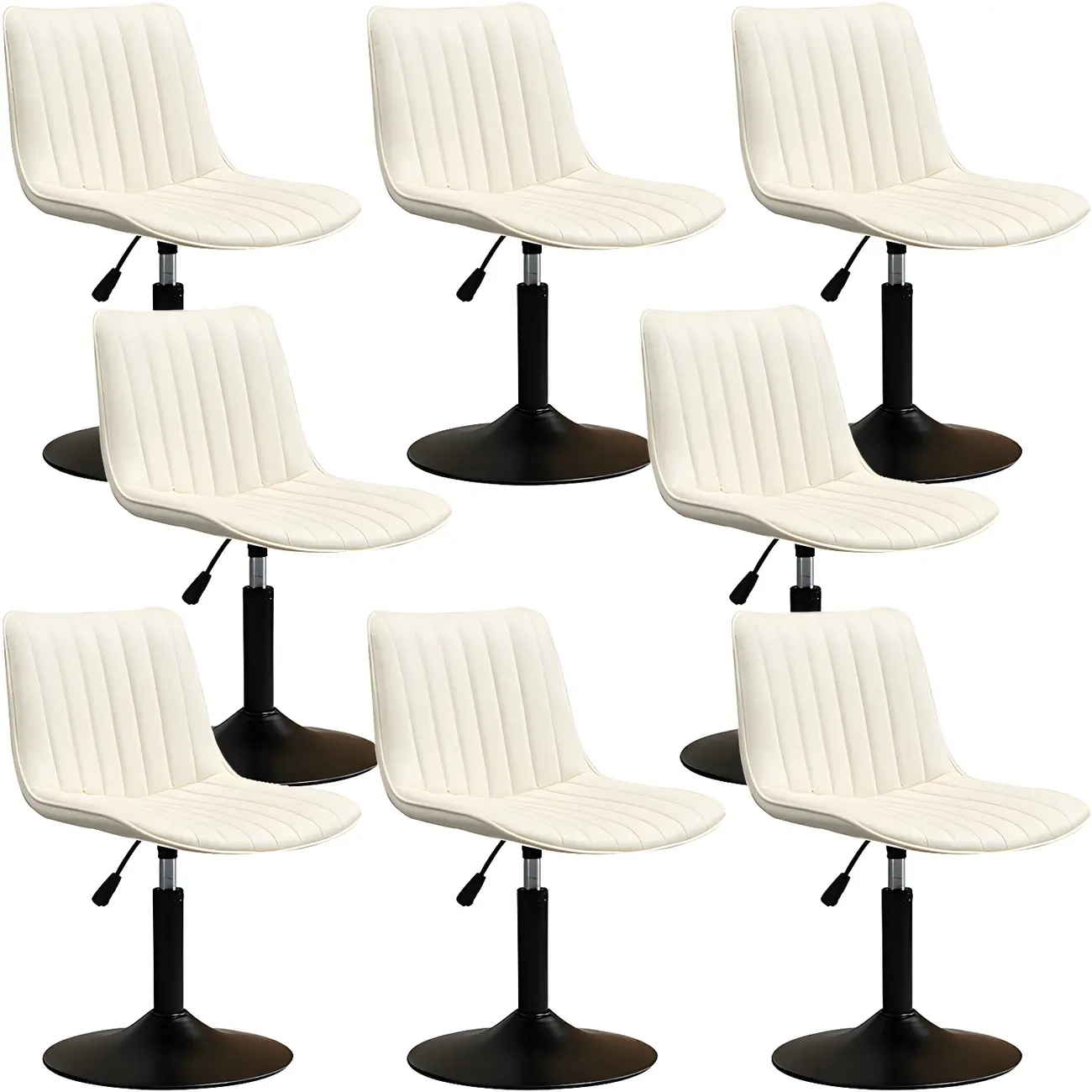 Stylish Leather Upholstered Bar Stools with Footrest for Home Bar Image - 35 | homeyfad