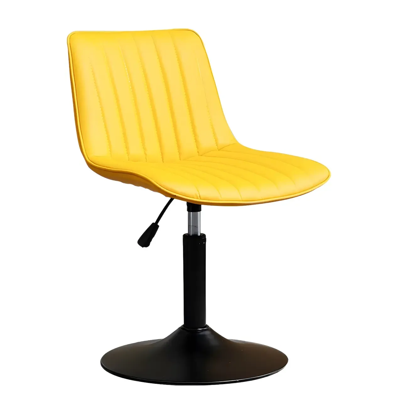 Stylish Leather Upholstered Bar Stools with Footrest for Home Bar Image - 36