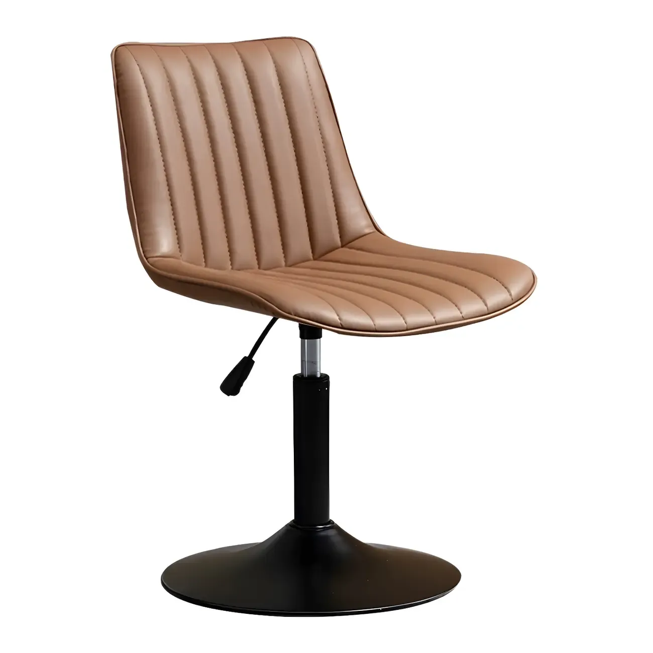 Stylish Leather Upholstered Bar Stools with Footrest for Home Bar Image - 41