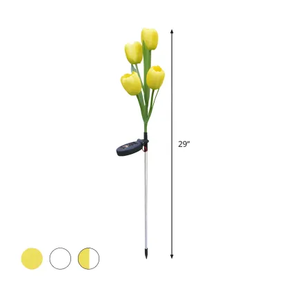 Modern Tulip Solar LED Decorative Landscape Lighting Image - 8