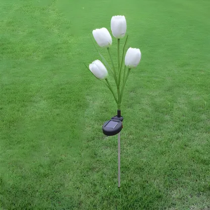 Modern Tulip Solar LED Decorative Landscape Lighting Image - 2