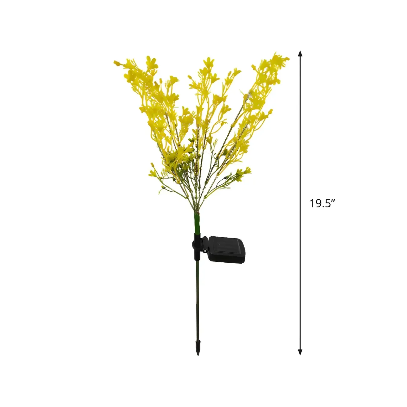 Modern Floral Solar Warm Light Landscape Lighting Image - 4