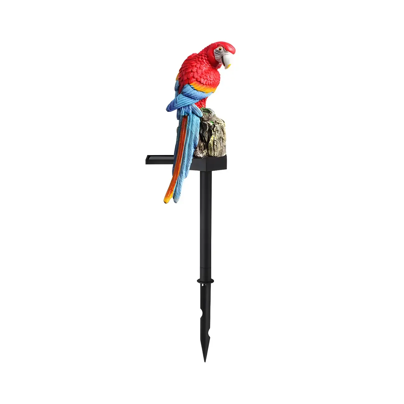 Resin Parrot Solar Pathway Landscape Lighting Image - 6
