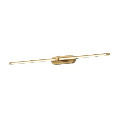 Modern Brass Vanity Light with Integrated LED for Bathroom Image - 5