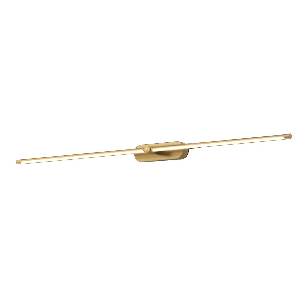 Modern Brass Vanity Light with Integrated LED for Bathroom Image - 6