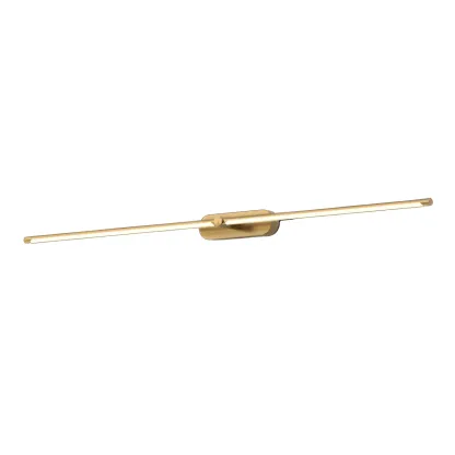 Modern Brass Vanity Light with Integrated LED for Bathroom Image - 6