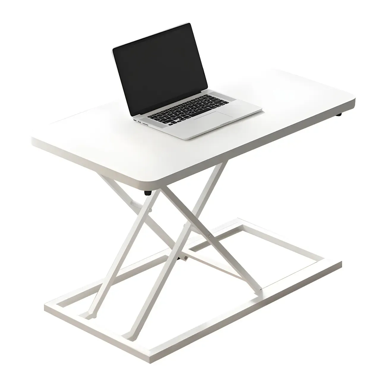 Modern Steel Adjustable Standing Office Desk for Small Spaces Image - 4