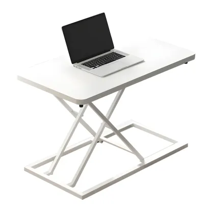 Modern Steel Adjustable Standing Office Desk for Small Spaces Image - 4