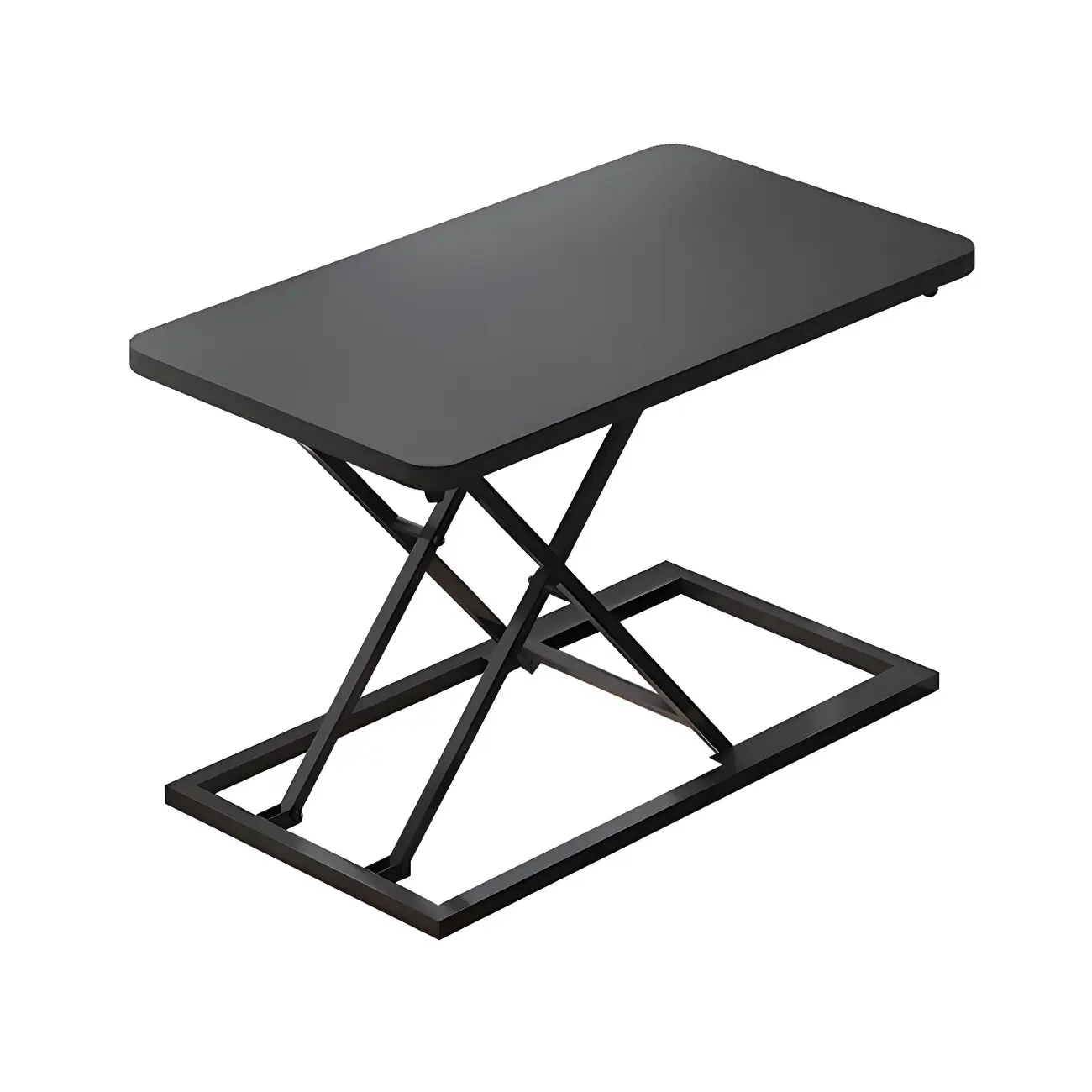 Modern Steel Adjustable Standing Office Desk for Small Spaces Image - 5 | homeyfad
