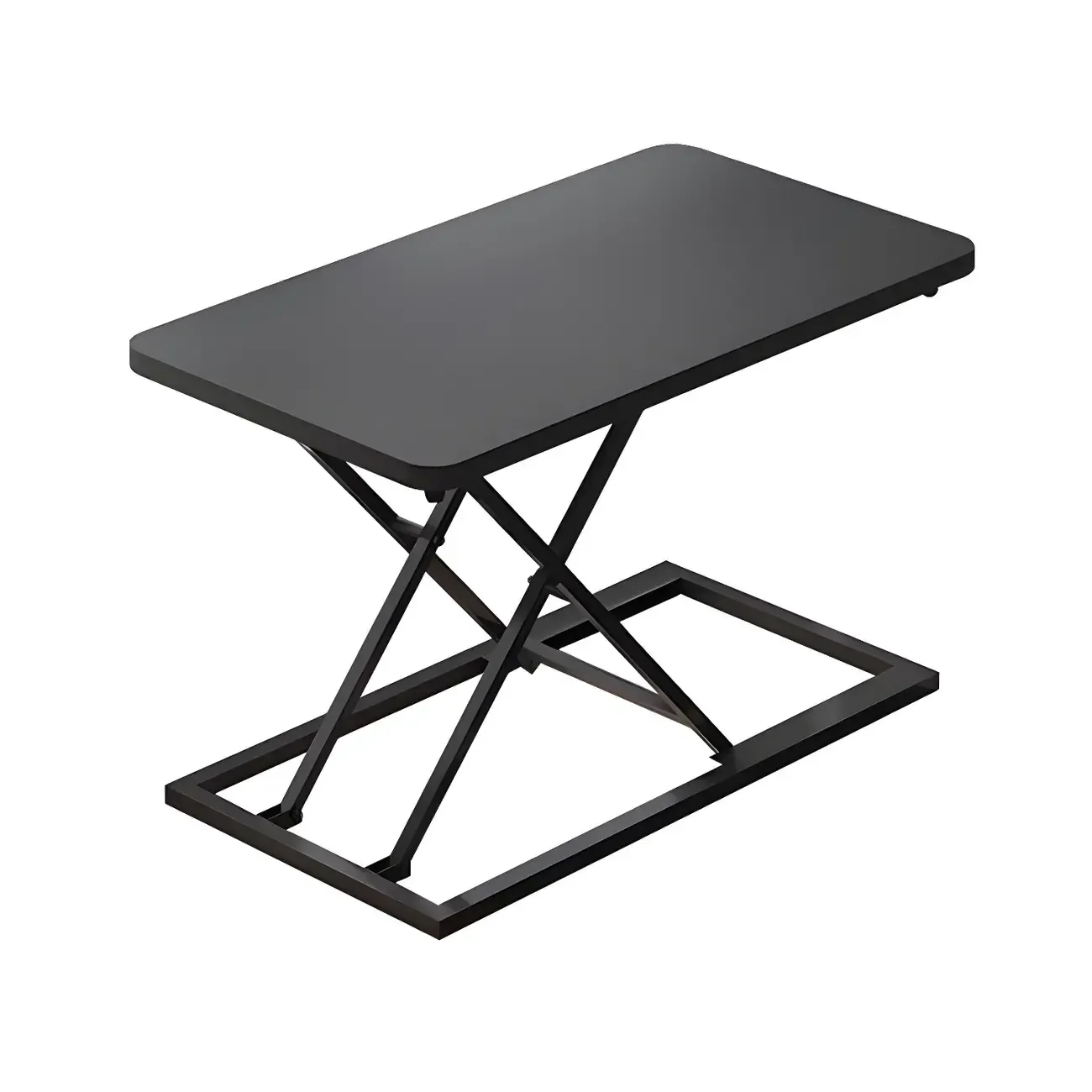 Modern Steel Adjustable Standing Office Desk for Small Spaces Image - 5