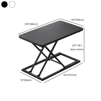 Modern Steel Adjustable Standing Office Desk for Small Spaces Image - 13