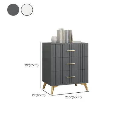 Stylish Grey Wooden Dressers with Gold Accent Handles for Home #size