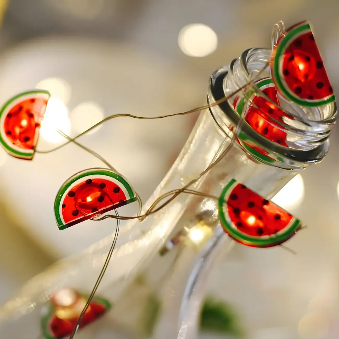 Fun Watermelon Party LED Decorative String Light Image - 1