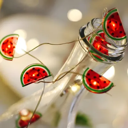 Fun Watermelon Party LED Decorative String Light Image - 1
