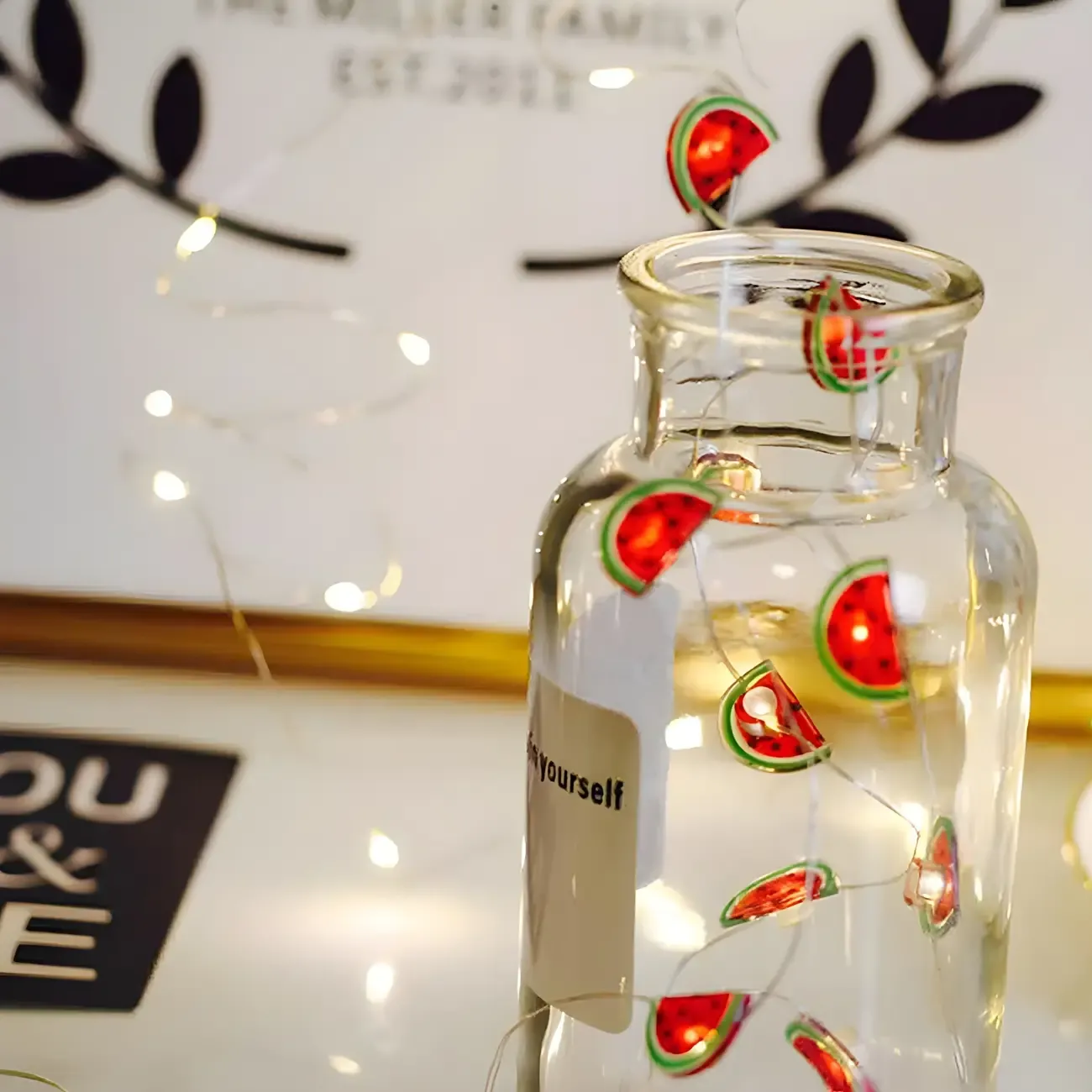 Fun Watermelon Party LED Decorative String Light Image - 2